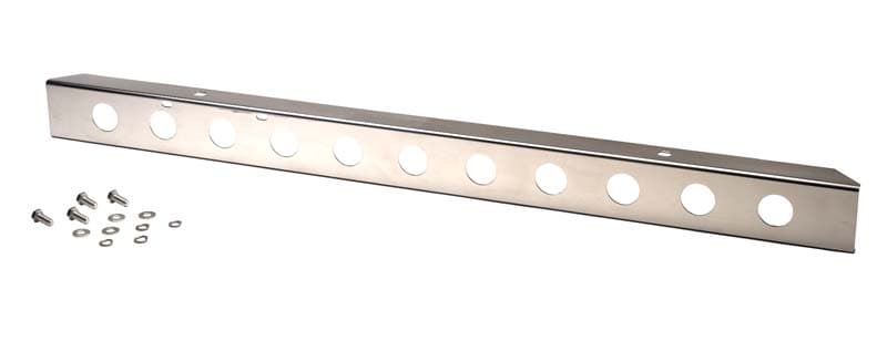 Jeep YJ 54 Inch Front Bumper with holes 87-95 Wrangler TJ Polished Silver Kentrol product image