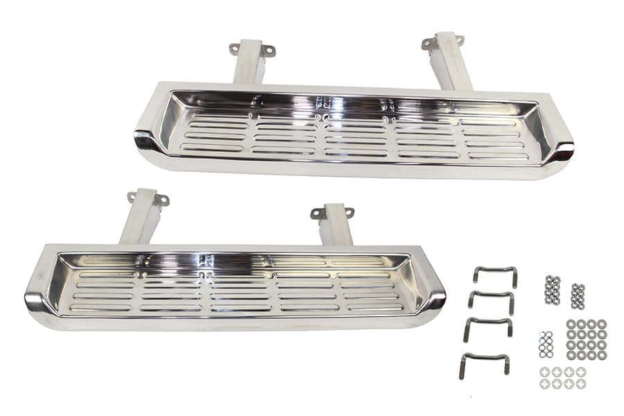 Jeep TJ Side Steps Pair TJ - 2001-06 Polished Silver Kentrol product image