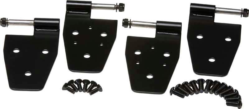 Jeep TJ Door Hinge Set 4 Pieces 97-06 Wrangler TJ Powdercoat Black Kentrol product image