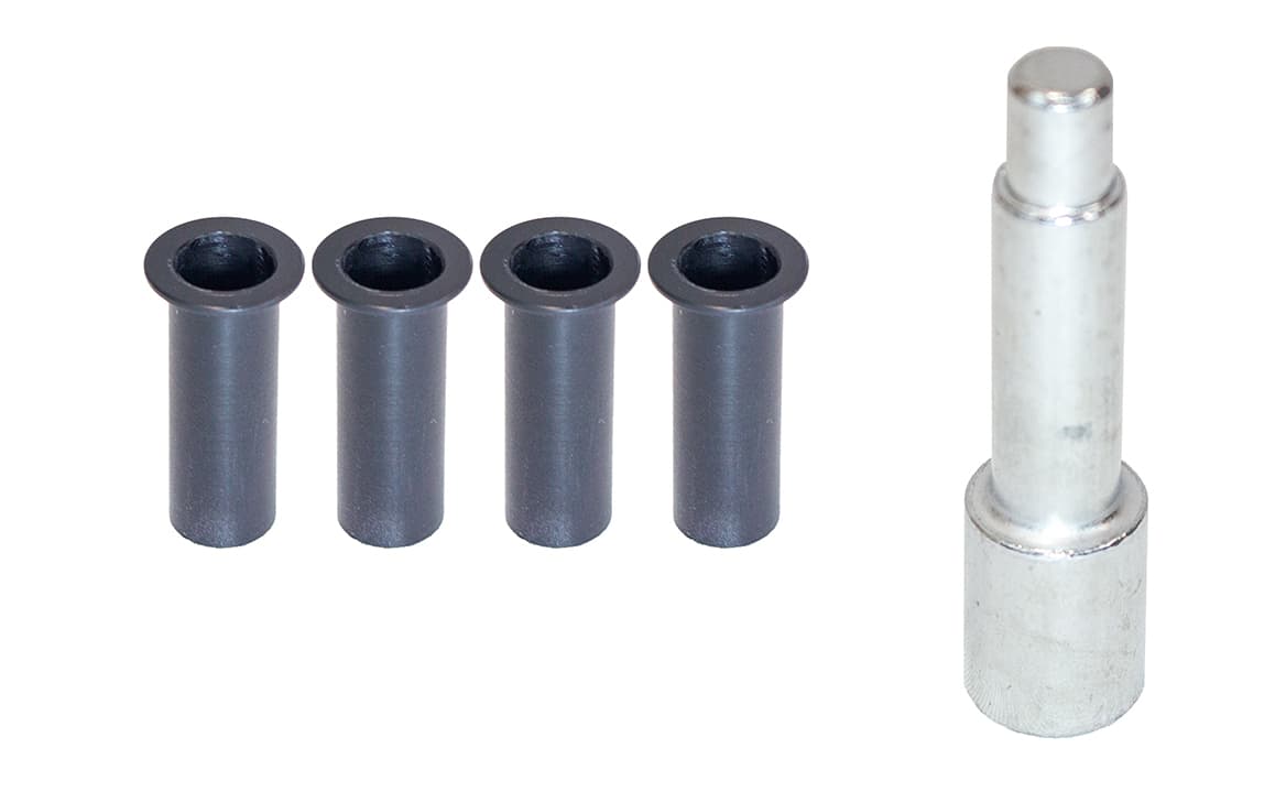 Jeep JL Door Hinge Liners 2 Door JL 2018-Up Textured Black Kentrol product image