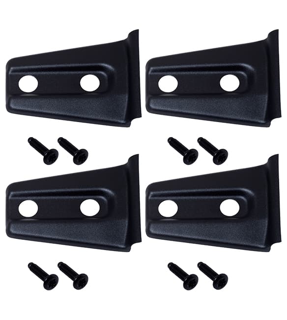 Kentrol Jeep JK Door Hinge Overlays 4 Pieces 2 Door 07-18 Wrangler JK Textured Black Kentrol