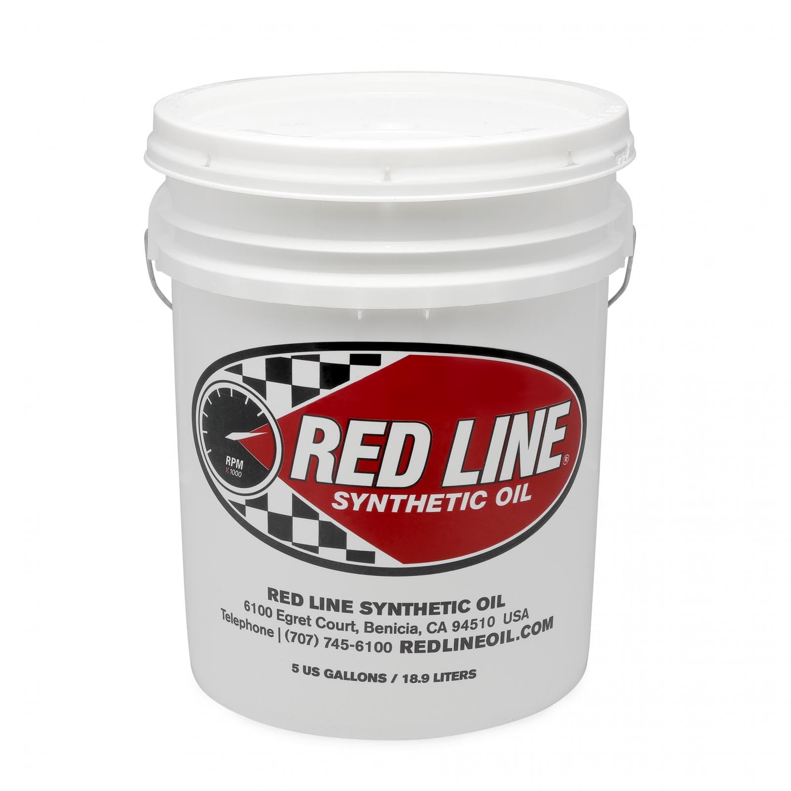 Red Line Oil Transmission Oil D6 ATF Synthetic 5 Gallon Red Line Oil
