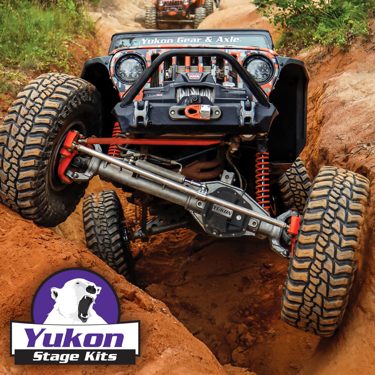 Yukon Gear and Axle Stage 2 Jeep Jl/Jt Re-Gear Kit W/Covers For Dana 44 5.38 Ratio 28 Spline JL & Jt Rubicon M220 Rear/ M210 Front Stage 2 Gear Kit Package 5.38 Ratio W/ F&R Covers Yukon Gear