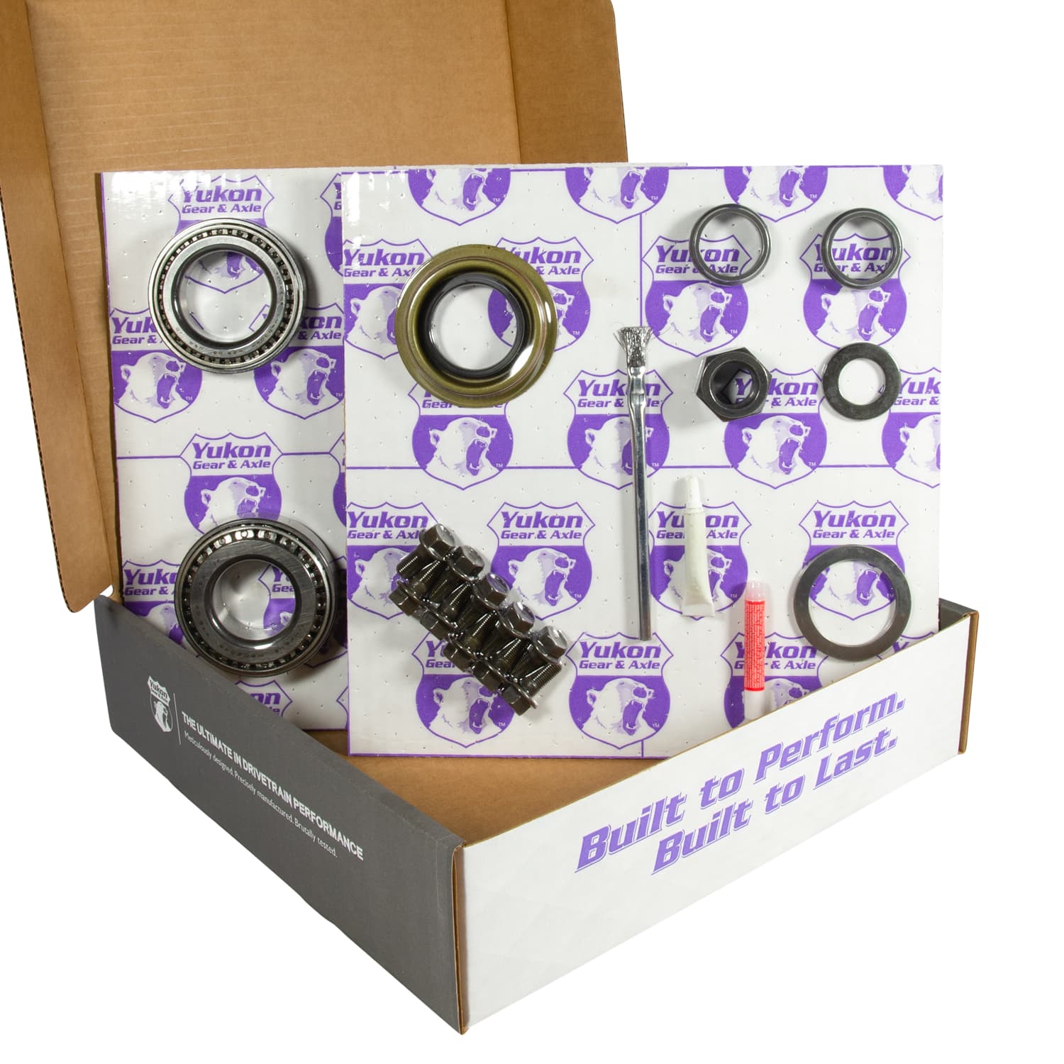 8.25 Inch Chy 3.73 Rear Ring & Pinion Install Kit Posi 1.618 Inch Id Axle Bearings 8.25 Inch Chy 3.73 Rear R&P Gear/ Install Kit Package With 29 Spline T/L Posi & Ak 1559 (1.618 Inch Id) '97-'04 Yukon Gear product image