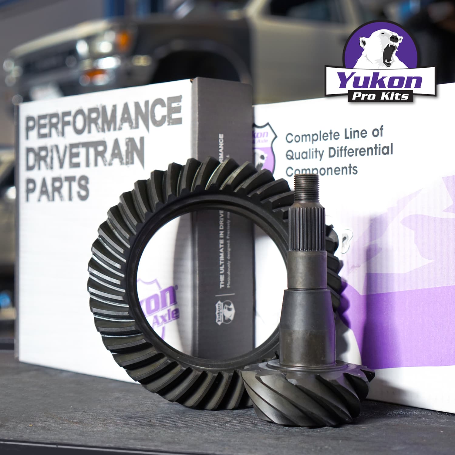 8.25 Inch / 213mm Chy 4.11 Rear Ring & Pinion Install Kit 29 Spline Posi 8.25 Inch Chy 4.11 Rear R&P Gear/ Install Kit Package With T/L Posi & Ak 6410 (1.71 Inch Id) '05& Up Yukon Gear product image