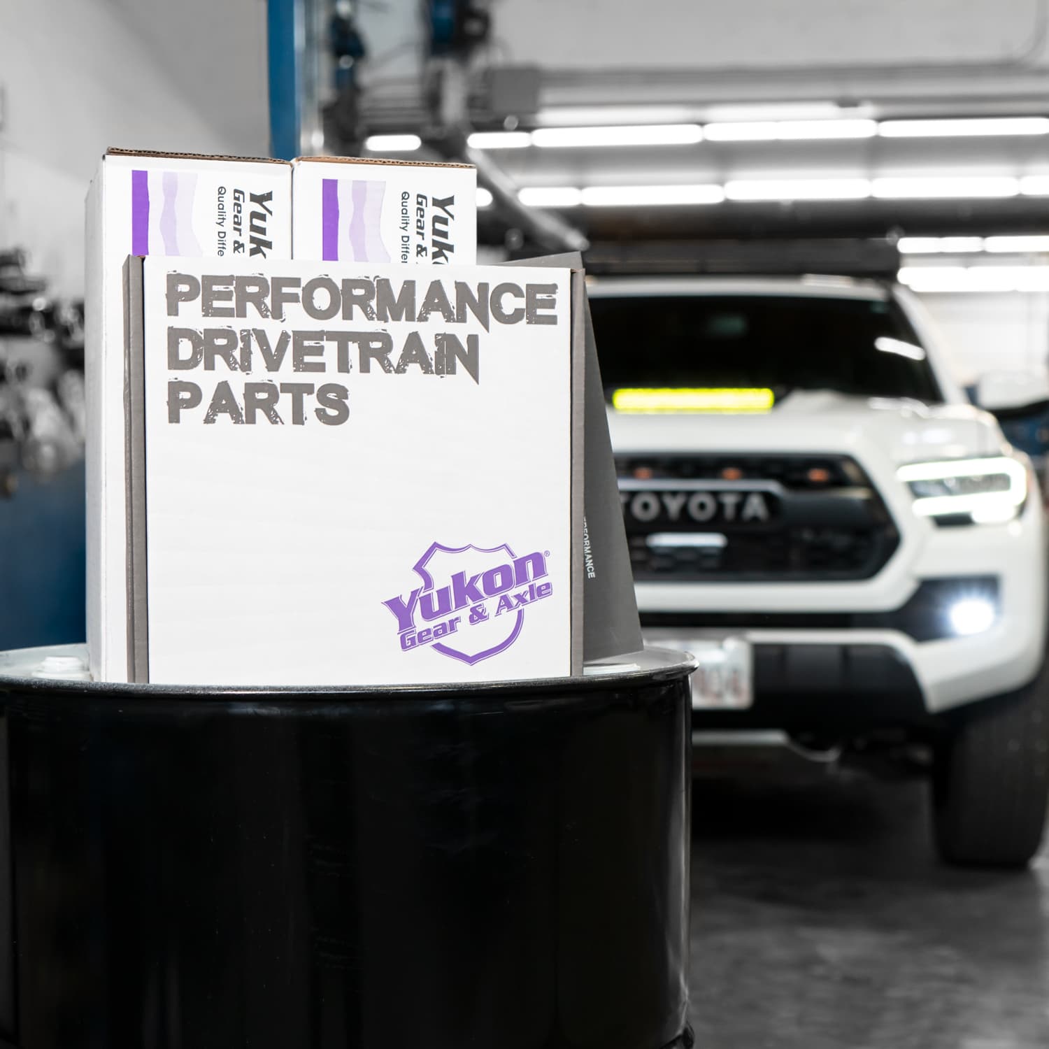 Ring & Pinion Gear Kit Package Front & Rear With Install Kits - Toyota 8/7.5R Toyota Tacoma 95-04 4Runner 96-02 With Factory Locker (8/7.5R) 4.88 Ratio Gear Package Yukon Gear product image