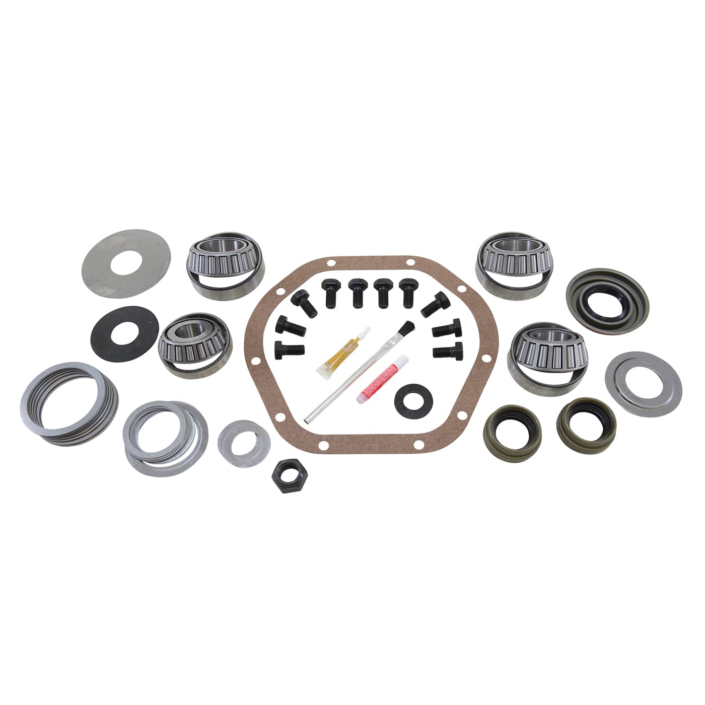 Yukon Gear and Axle Master Overhaul Kit Dana 44 Front And Rear Diffs Jeep Tj Rubicon Only D44 Rubicon Only Master Overhaul Kit(Front & Rear)Incl F Side Seals Yukon Gear
