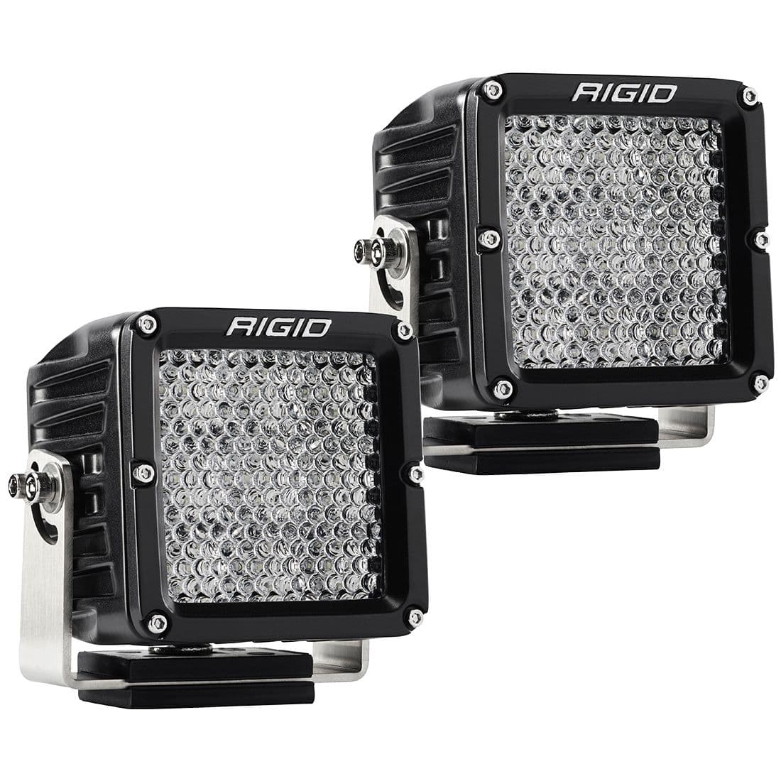 RIGID D-XL PRO LED Light, Flood Diffused, Surface Mount, Black Housing, Pair product image