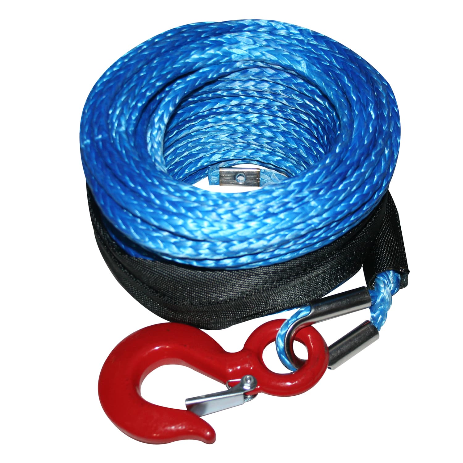 Bulldog Winch Bulldog Winch Synthetic Rope w/ Hook - 8mm x 100ft, up to 8klb Winches