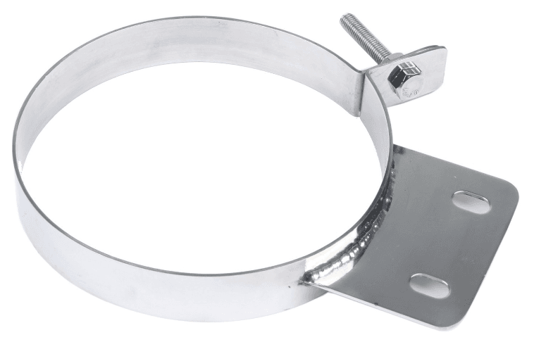 Diesel Stack Exhaust Clamp 7 in Polished 304 Stainless Steel Pypes Exhaust product image