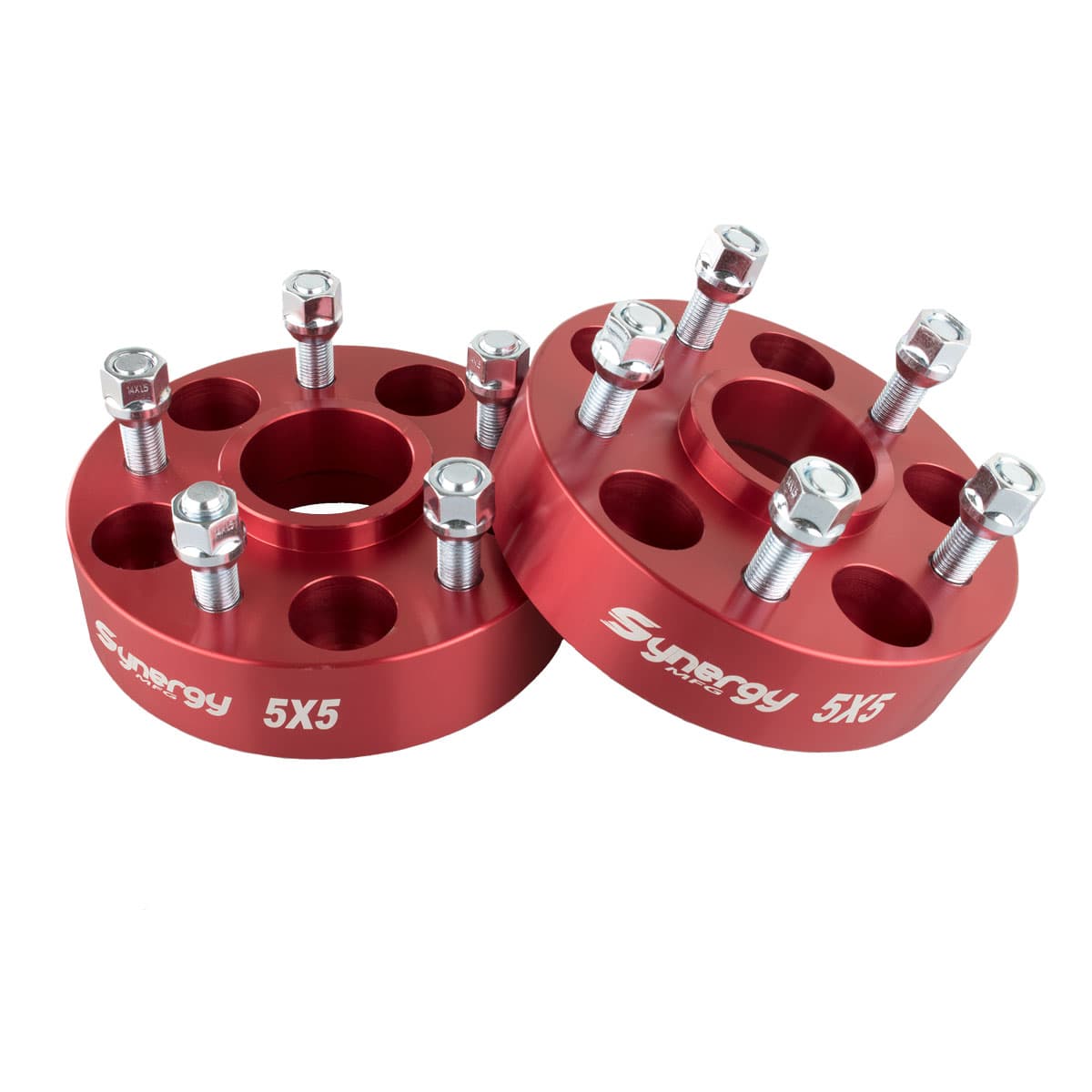 Synergy Manufacturing Jeep JL Hub Centric Wheel Spacers 5X5-1-3/4 Inch Width M14 x 1.50 Stud Size Wrangler JL Synergy MFG