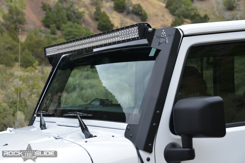 Jeep JK 50 Inch LED A-Pillar Brackets for 07-18 Wrangler JK Rock Slide Engineering product image