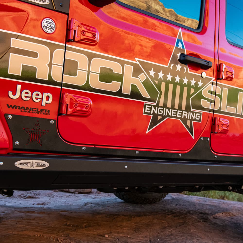 JL 4 Door Step Slider Rocker Guards Rock Slide Engineering product image
