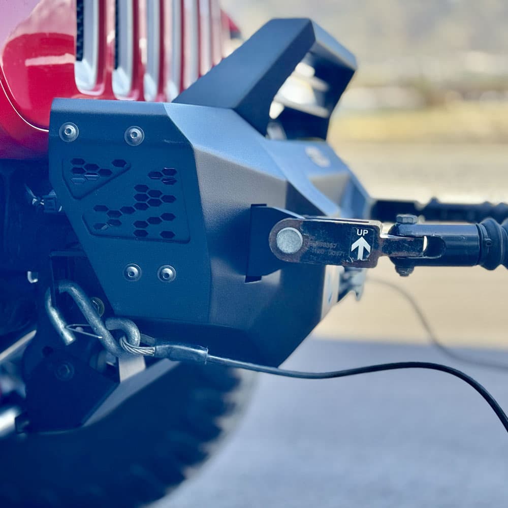 Rock Slide Engineering Flat Tow Brackets for new style 300 Series Aluminum Front Bumpers - FB-300-FTB product image