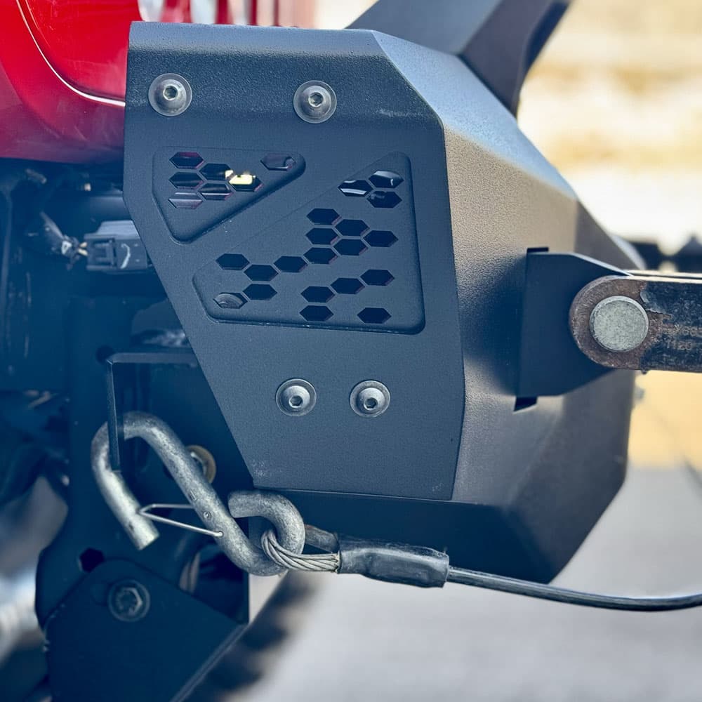 Rock Slide Engineering Flat Tow Brackets for new style 300 Series Aluminum Front Bumpers - FB-300-FTB product image