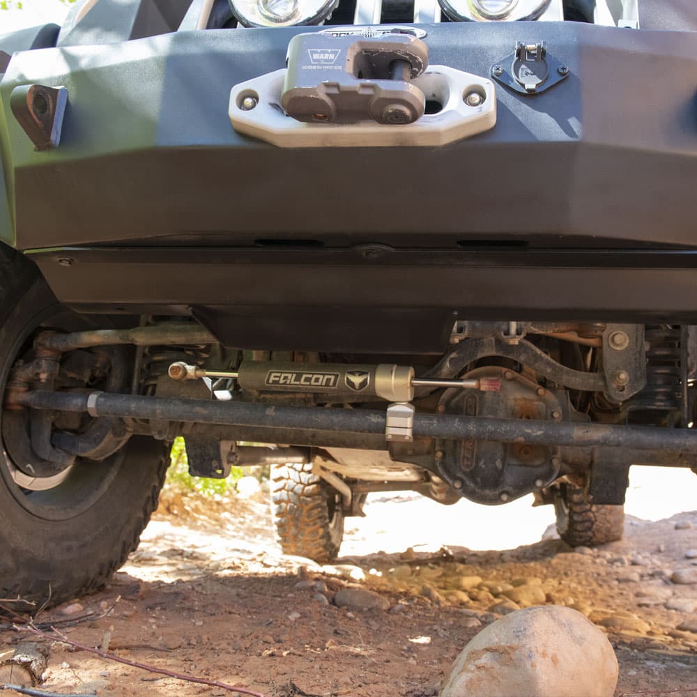 Jeep JK Front Bumper Skid Plate For 07-18 Wranger JK Rigid Series Steel Powdercoat Black Rock Slide Engineering product image