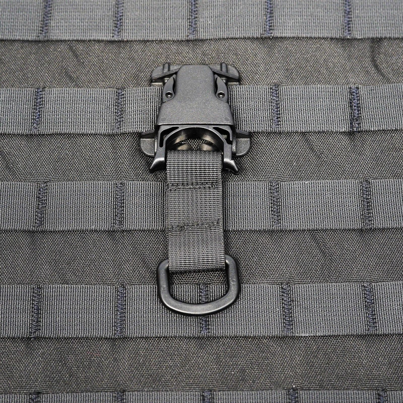 PALS/MOLLE D-Ring Acetal Every Which Way Quick Side Release Buckle Kit Pair Black Bartact product image