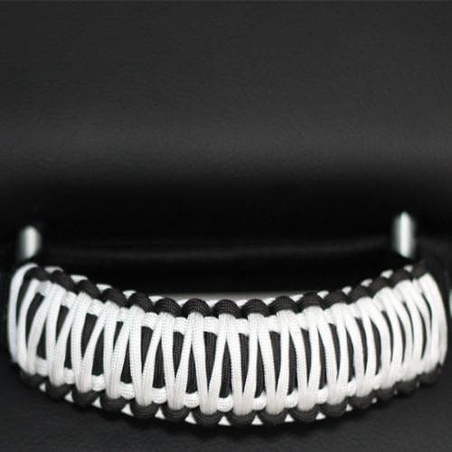 Bartact Jeep Headrest Paracord Grab Handles Black/White Pair Bartact
