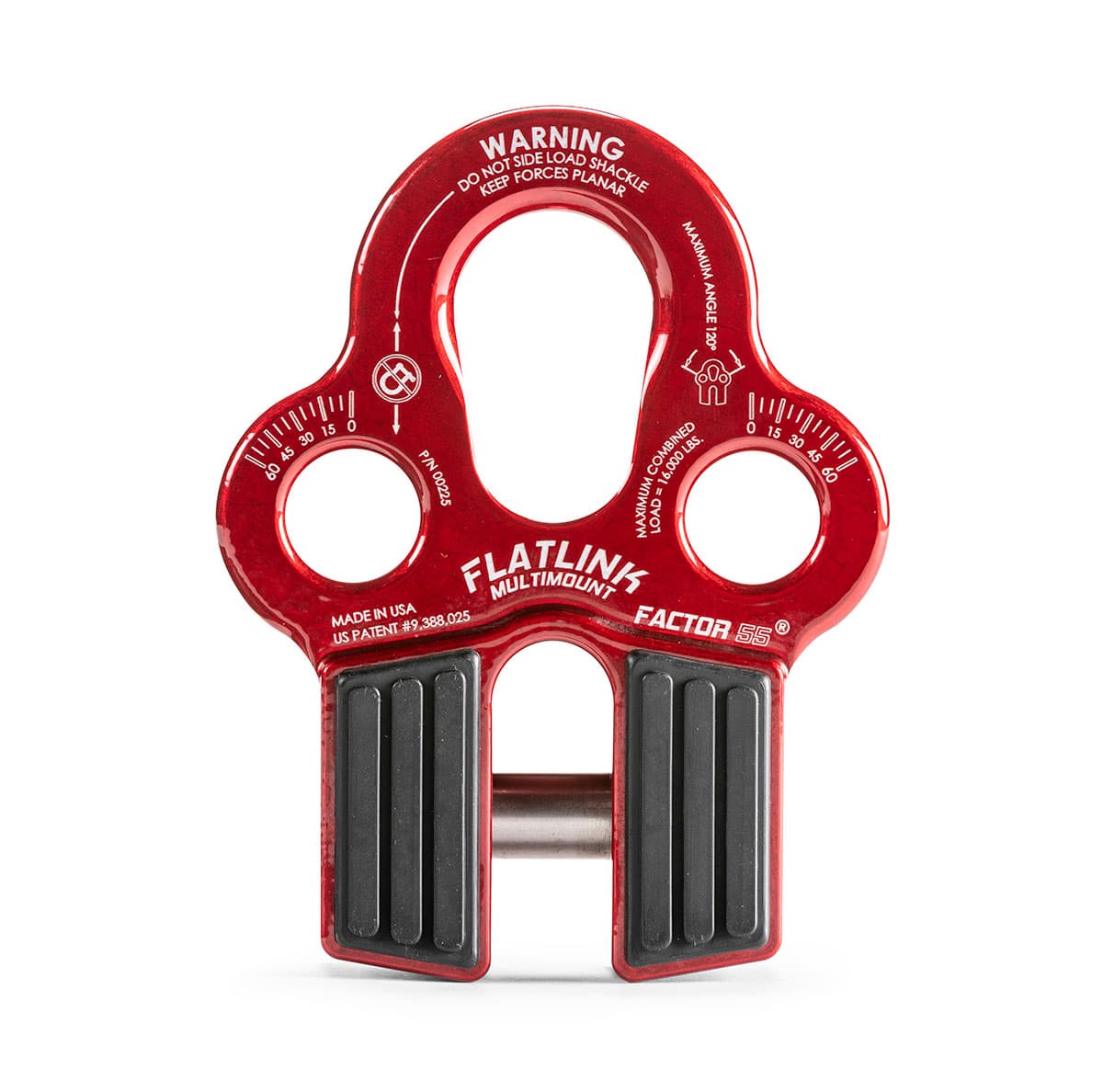 Factor 55 00225-03 FLATLINK MULTIMOUNT WINCH SHACKLE MOUNT -- YELLOW product image