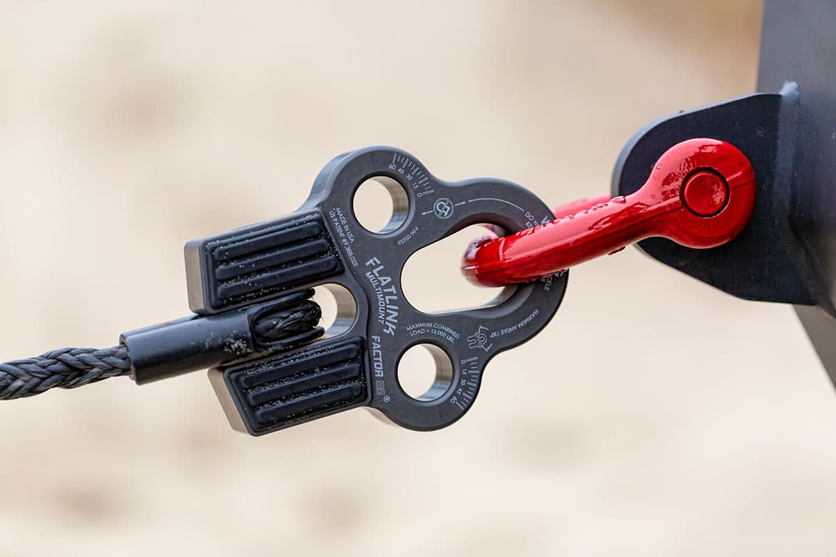 Factor 55 00225-03 FLATLINK MULTIMOUNT WINCH SHACKLE MOUNT -- YELLOW product image