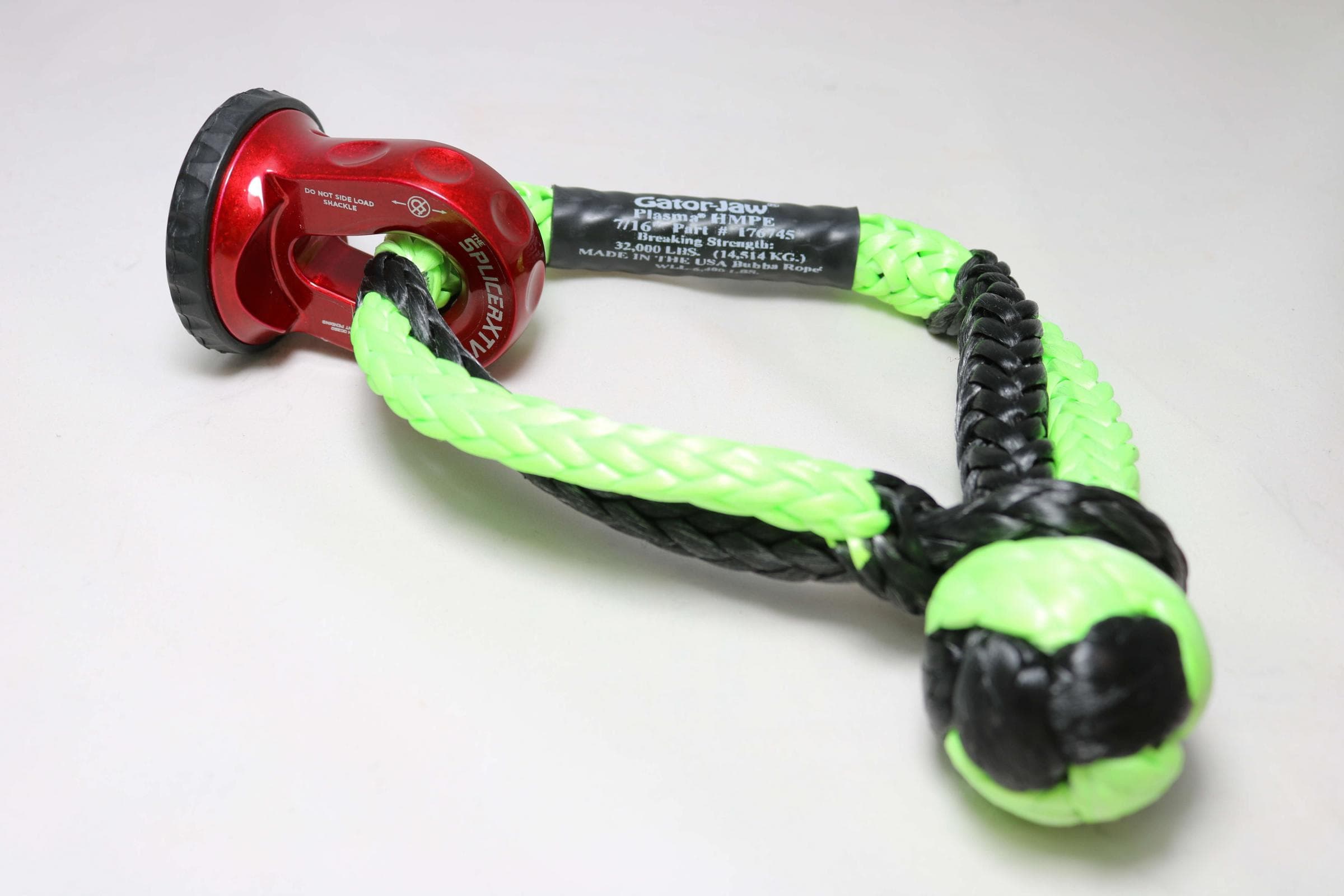 Factor 55 00355-06 SPLICER XTV 3/16-1/4 SYNTHETIC ROPE SPLICE-ON SHACKLE MOUNT -- GRAY product image