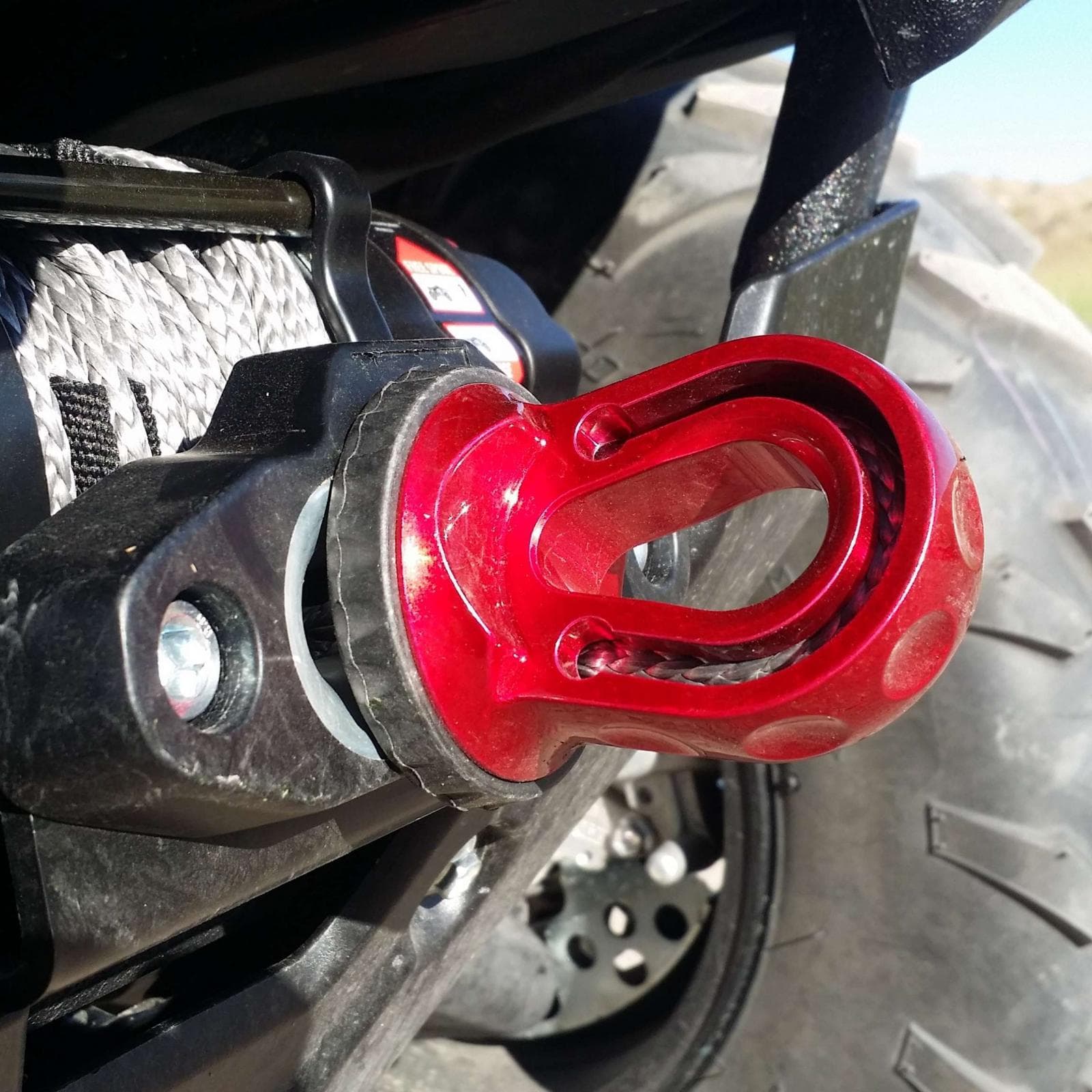 Factor 55 00355-06 SPLICER XTV 3/16-1/4 SYNTHETIC ROPE SPLICE-ON SHACKLE MOUNT -- GRAY product image