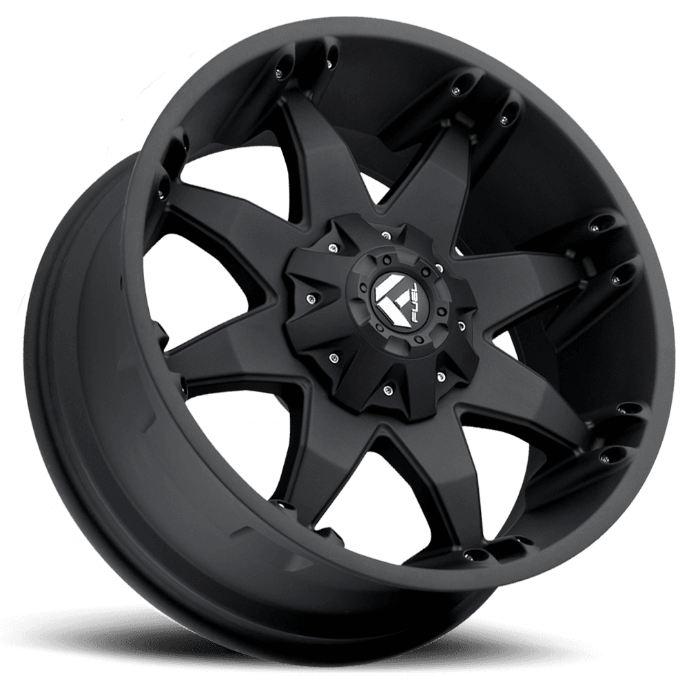 Fuel Off-Road Aluminum Wheels 20X9 Octane D509 5 On 114.3/5 On 127 Matte Black 78.1 Bore -12 Offset Fuel Off Road Wheels
