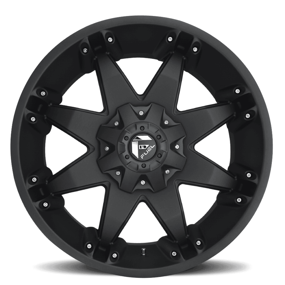 Aluminum Wheels 20X9 Octane D509 5 On 114.3/5 On 127 Matte Black 78.1 Bore -12 Offset Fuel Off Road Wheels product image
