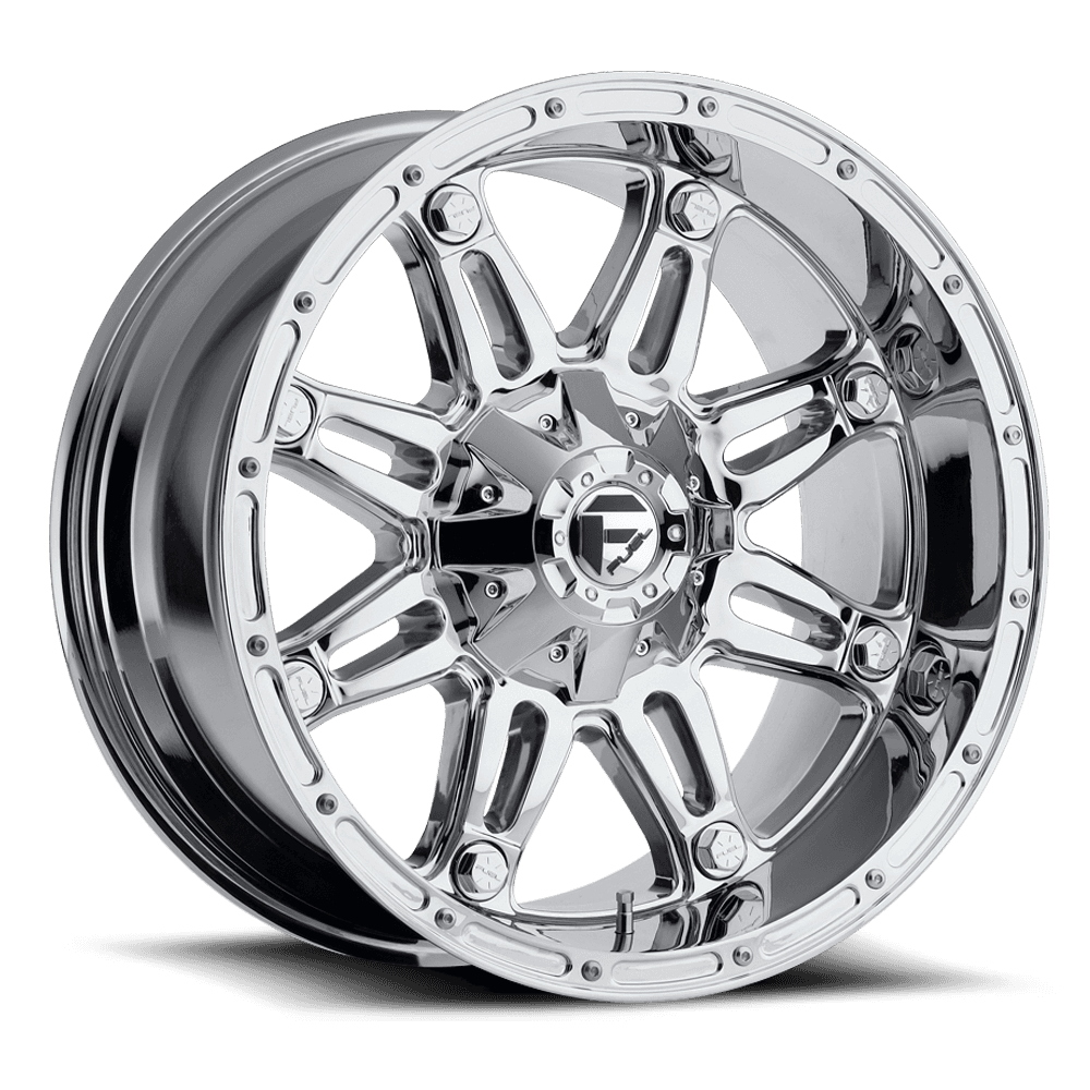 Aluminum Wheels 18X9 Hostage D530 5 On 139.7/5 On 150 Chrome 110.3 Bore 20 Offset Fuel Off Road Wheels product image