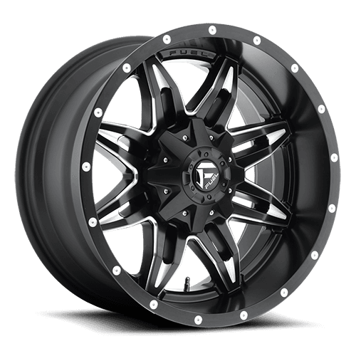 Aluminum Wheels 15X10 Lethal D567 5 On 114.3/5 On 120.7 Matte Black/Milled 72.6 Bore -43 Offset Fuel Off Road Wheels product image
