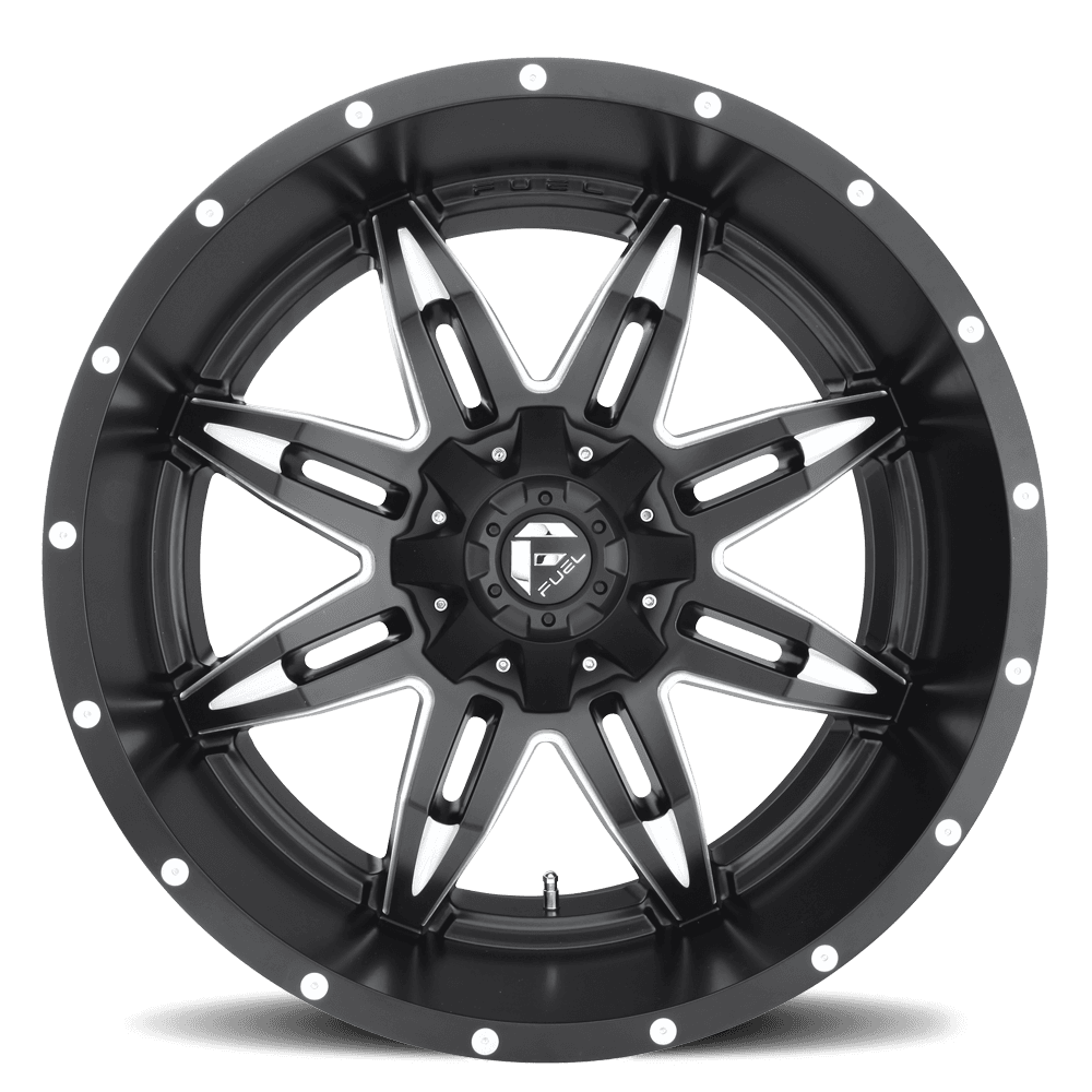 Aluminum Wheels 15X10 Lethal D567 5 On 114.3/5 On 120.7 Matte Black/Milled 72.6 Bore -43 Offset Fuel Off Road Wheels product image