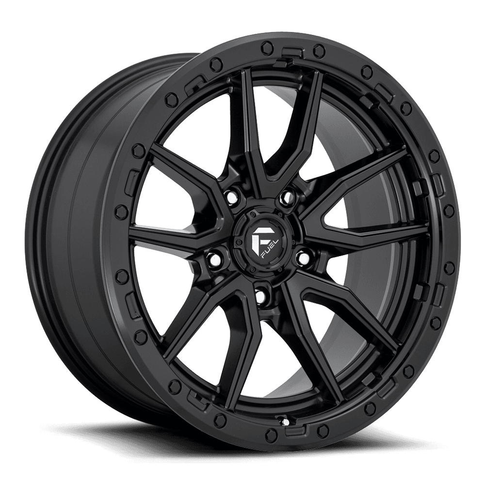 Aluminum Wheels 17X9 Rebel D679 5 On 127 Matte Black 71.5 Bore 1 Offset Fuel Off Road Wheels product image