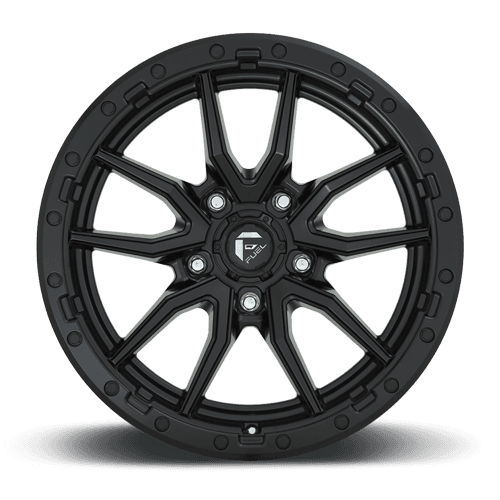Aluminum Wheels 17X9 Rebel D679 5 On 127 Matte Black 71.5 Bore 1 Offset Fuel Off Road Wheels product image