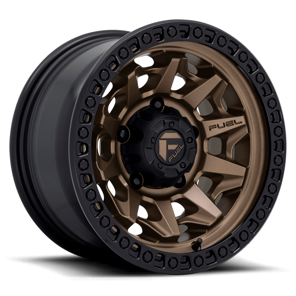 Aluminum Wheels 17X9 Covert D696 5 On 127 Matte Bronze Black Bead Ring 71.5 Bore -12 Offset Multi Spoke Fuel Off Road Wheels product image