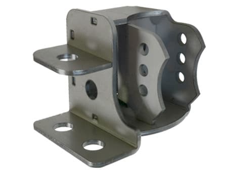 Artec Industries Adjustable Inner Frame Bracket 25 Degree Front Passenger/Rear Driver Single Artec Industries