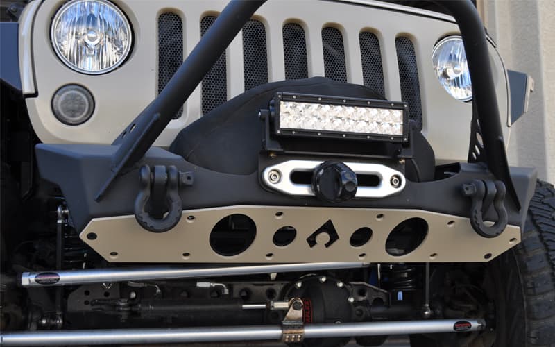 Jeep JK Front Bumper Rock Guard 07-18 Wrangler JK Aluminum Artec Industries product image
