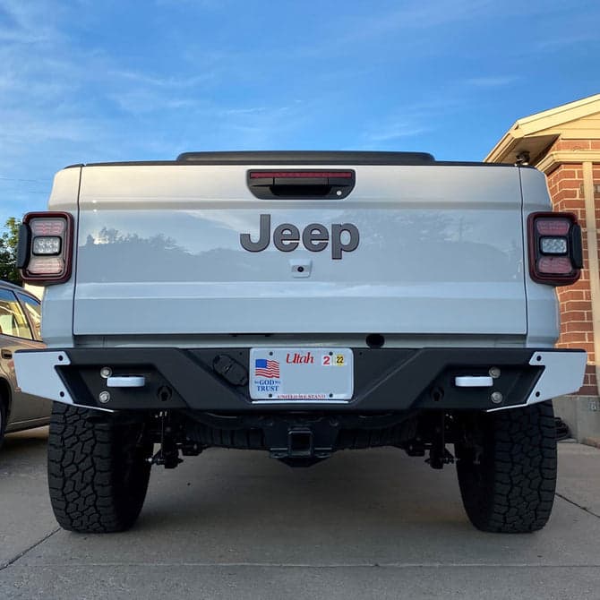 Artec Industries Rear Bumper Aluminum Corner Skids - JT product image