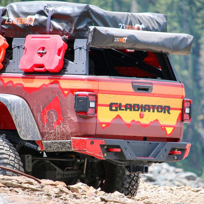 Artec Industries Rear Bumper Aluminum Corner Skids - JT product image