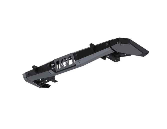 Artec Industries 07-Up Jeep Wranger/Gladiator High Clearance Rear No Cut Bumper End Pods Raw Steel
