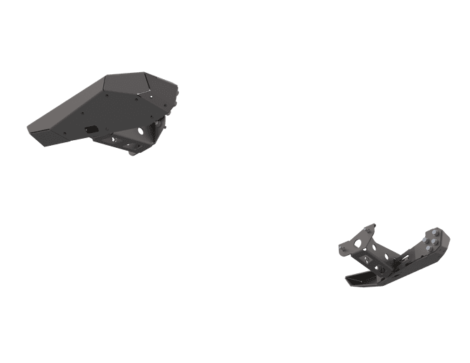 Artec Industries 20C GLADIATOR SPORT/RUBICON/OVERLAND/ECO DIESEL/MOJAVE HIGH CLEARANCE COMP REAR BUMPER CORNER PODS