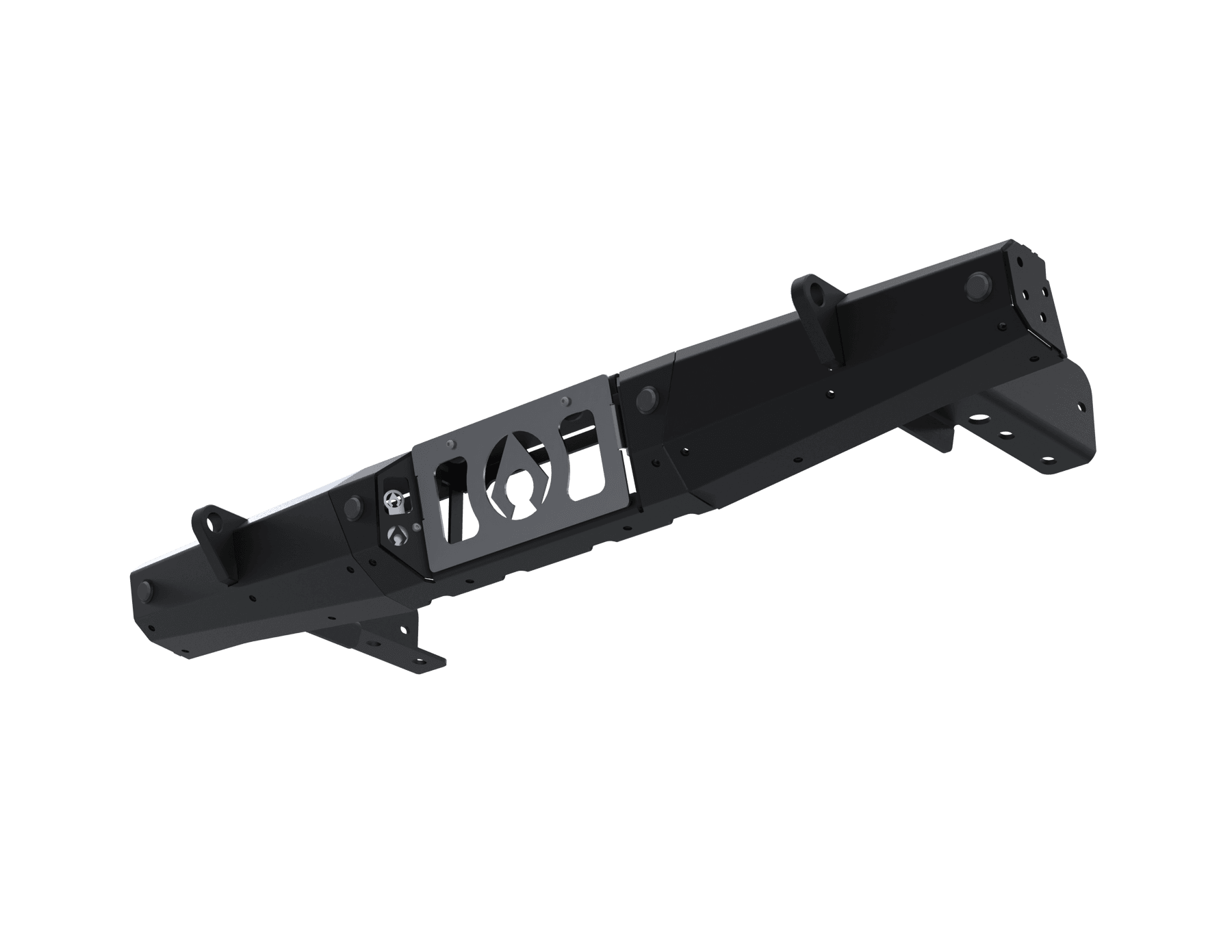Artec Industries 07-Up Jeep Wranger/Gladiator High Clearance Rear Bumper Center Section Black Powdercoat