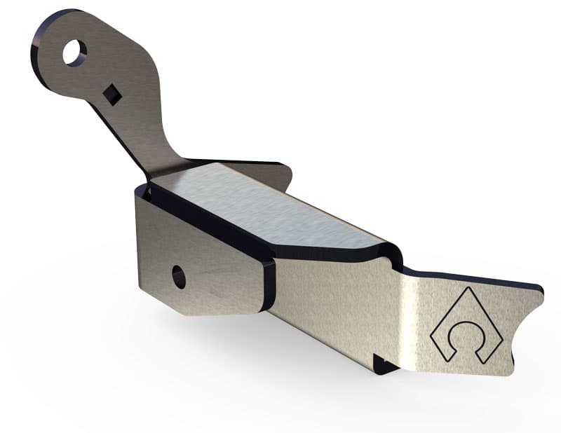 Jeep TJ Stock Tracbar Bracket Replacement 97-06 Wrangler For TJ Front Axle Artec Industries product image