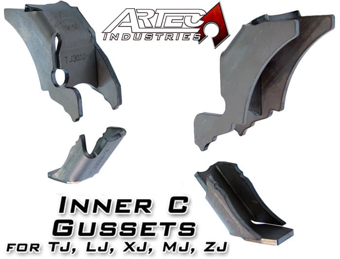 Artec Industries Dana 30 Inner C Gussets - LJ/TJ product image