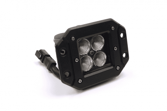 Southern Truck 3.0 X 3.0 Inch 16W Square Flush Mount LED Light Spot Beam 1,440 Lumens Each Southern Truck Lifts