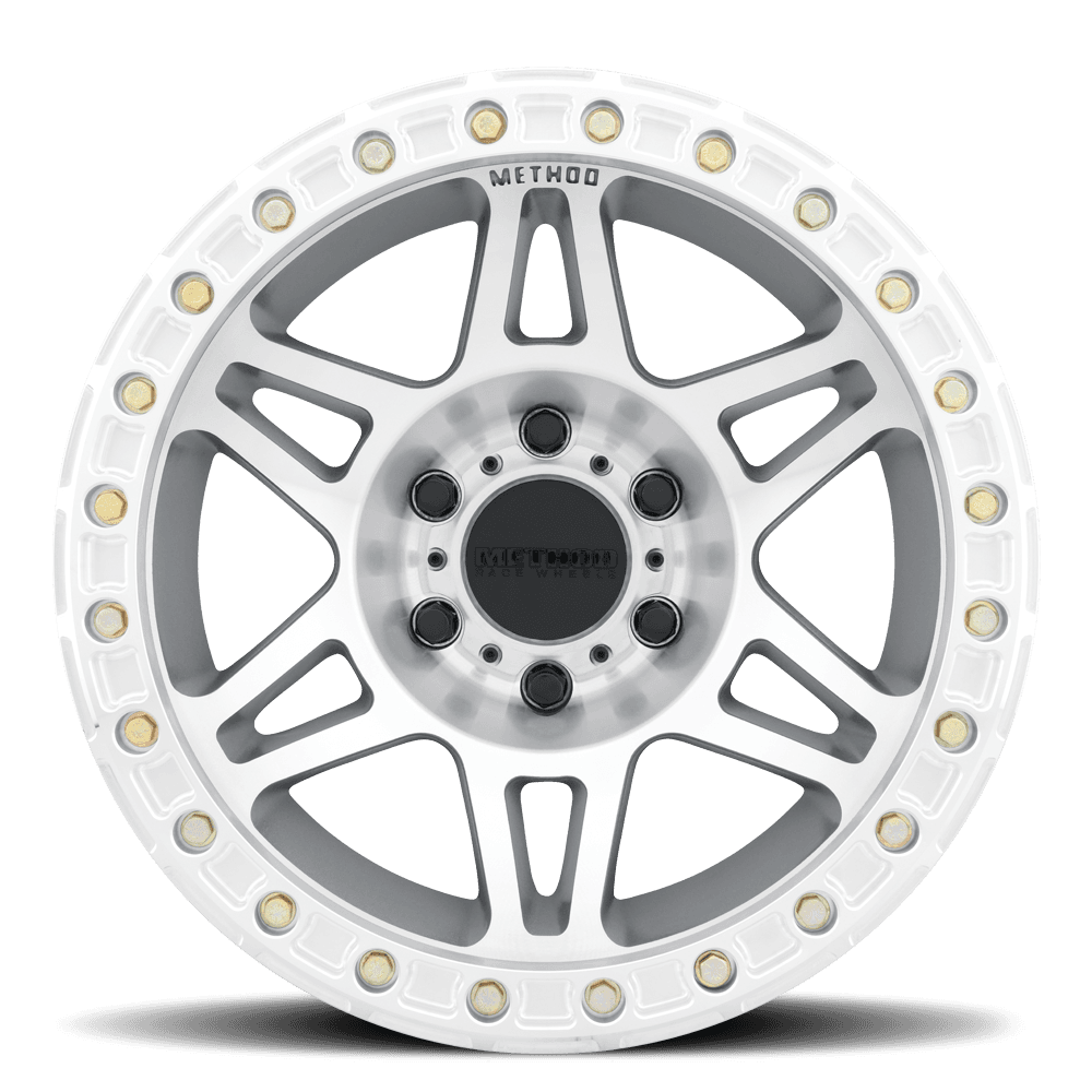Method Race Wheels Aluminum Wheels 17x9 Beadlock MR106 Bolt Pattern 5 On 127 Offset -44 Lip Size 0 Machined SL Clear Coat Method