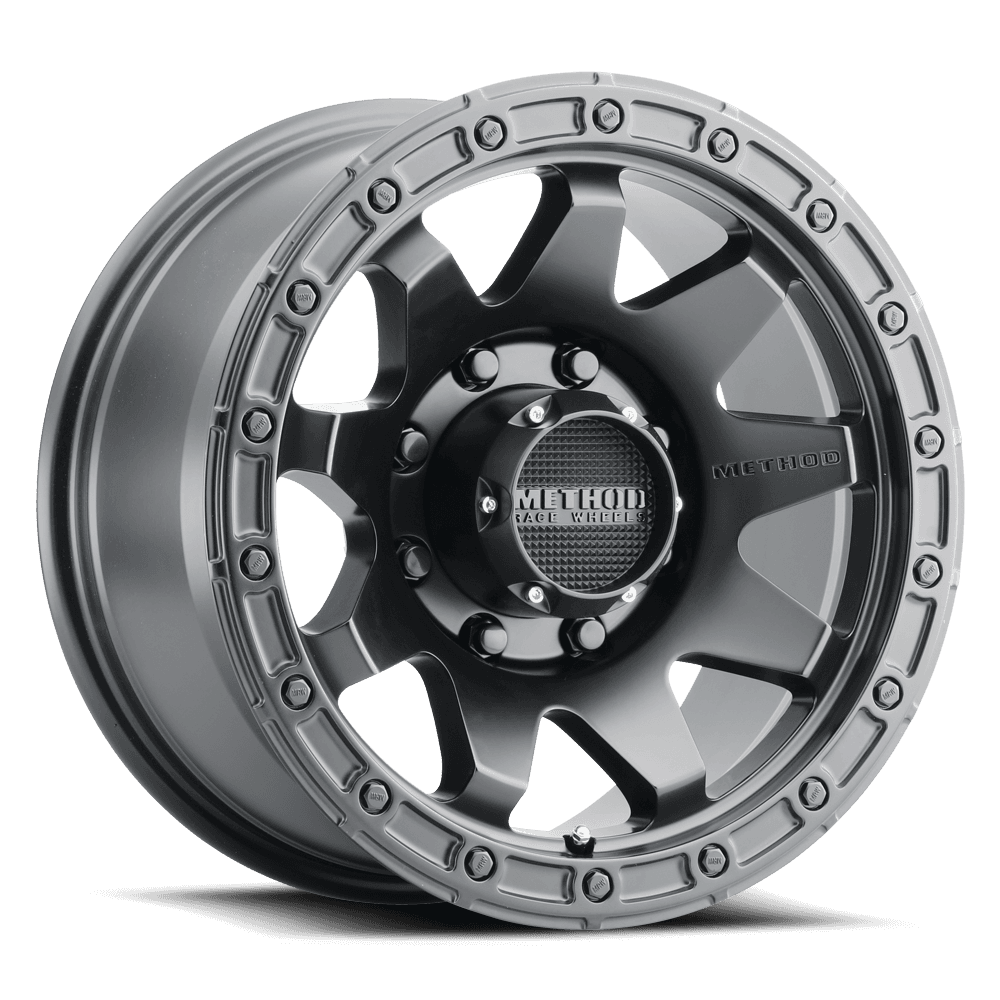 Aluminum Wheels 18x9 MR317 Bolt Pattern 8 On 180 Offset 18 Lip Size 0.83 Matte Black MB Method product image