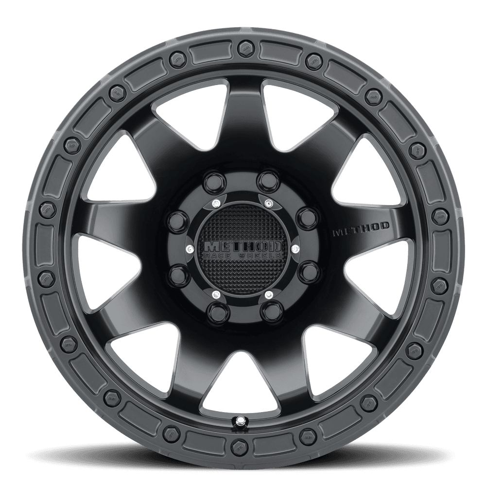 Aluminum Wheels 18x9 MR317 Bolt Pattern 8 On 180 Offset 18 Lip Size 0.83 Matte Black MB Method product image
