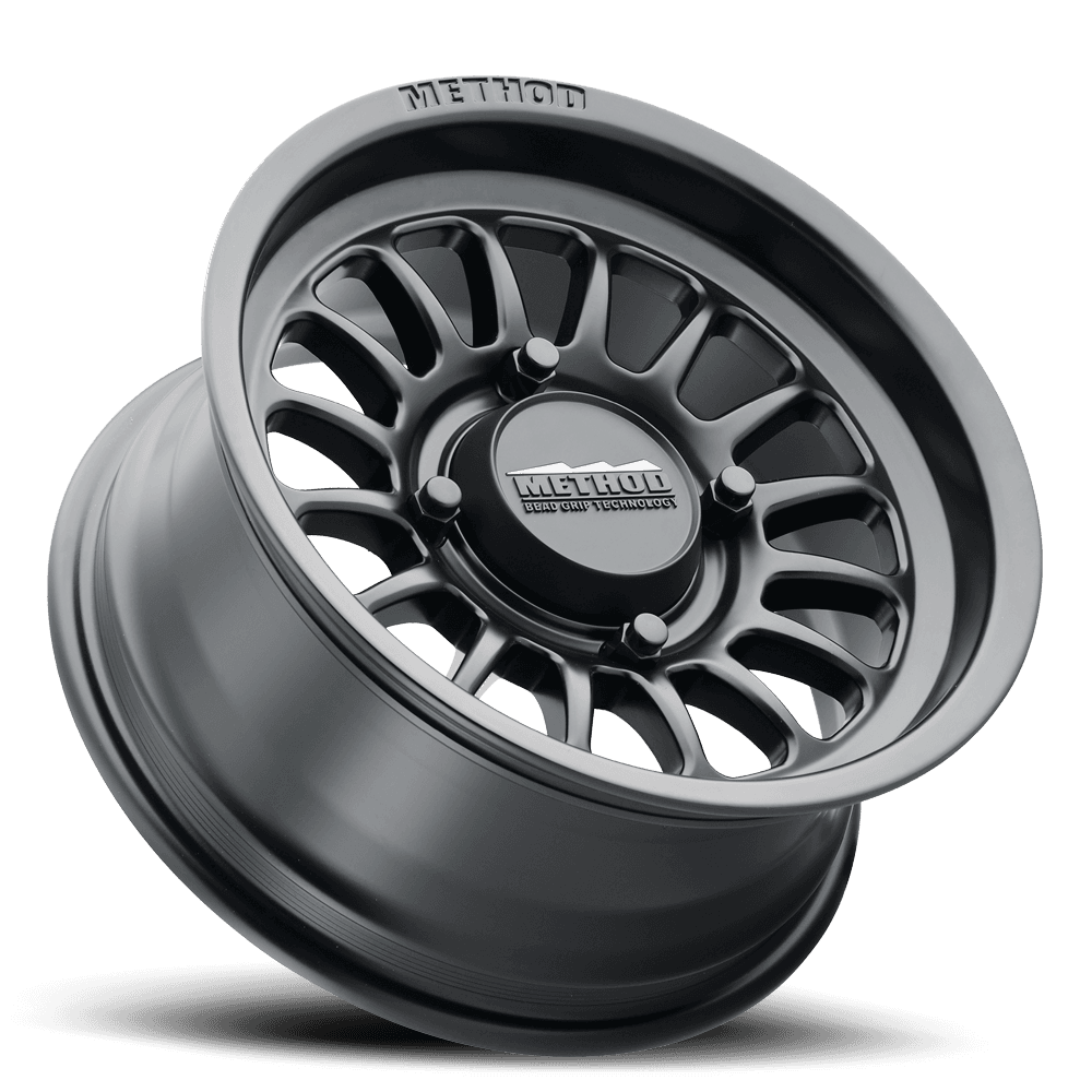 Method Race Wheels Aluminum Wheels 15x7 MR411 Bead Grip UTV Bolt Pattern 4 On 136 Offset 13 Lip Size 1.85 Matte Black MB Method