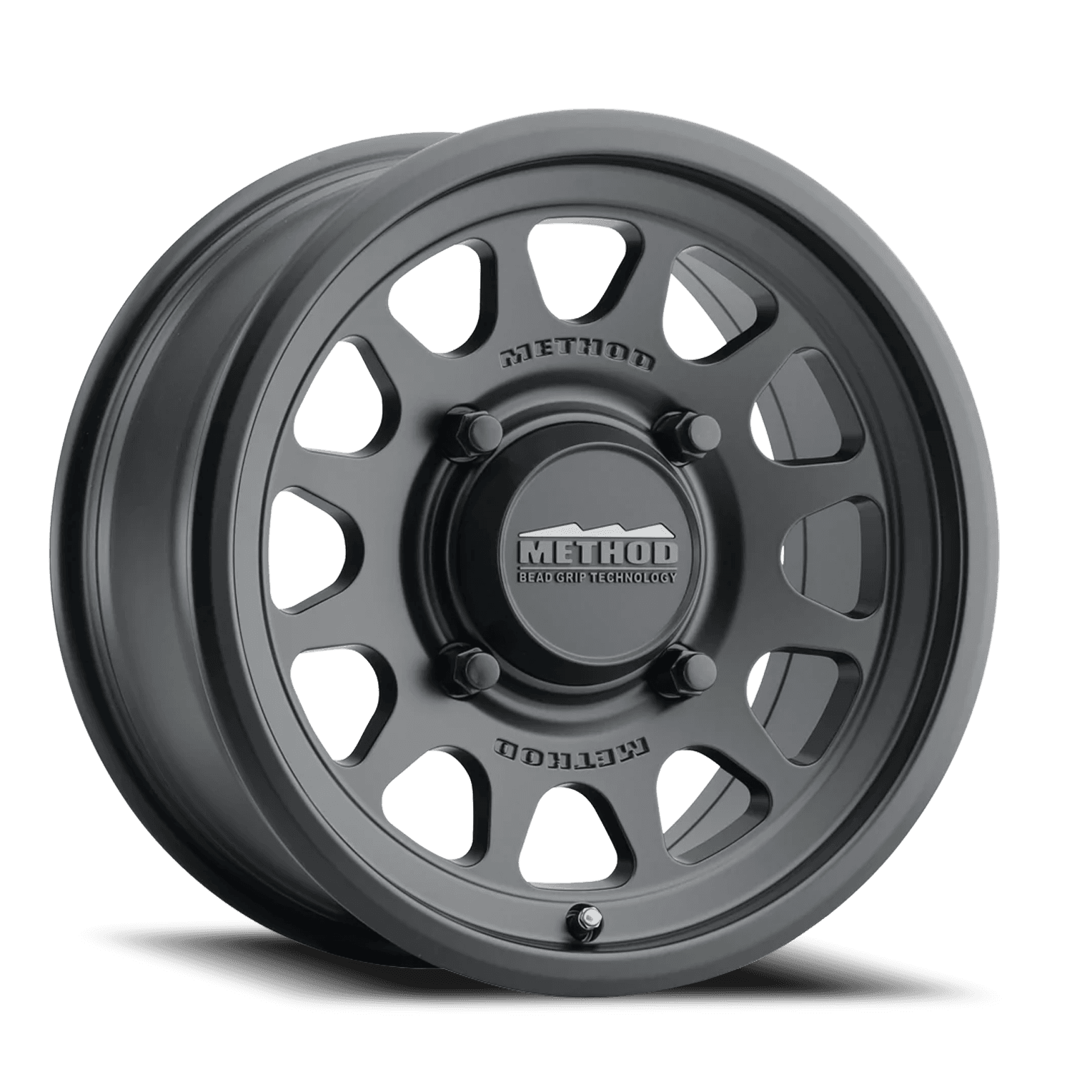 Aluminum Wheels 14x7 MR414 Bead Grip UTV Bolt Pattern 4 On 156 Offset 38 Lip Size 0.79 Matte Black MB Method product image