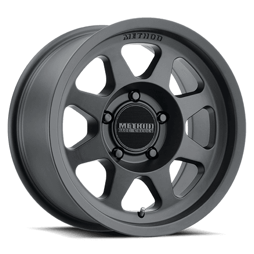 Aluminum Wheels 17x9 Bead Grip MR701 Bolt Pattern 5 On 139.7 Offset -12 Lip Size 1.97 Matte Black MB Method product image
